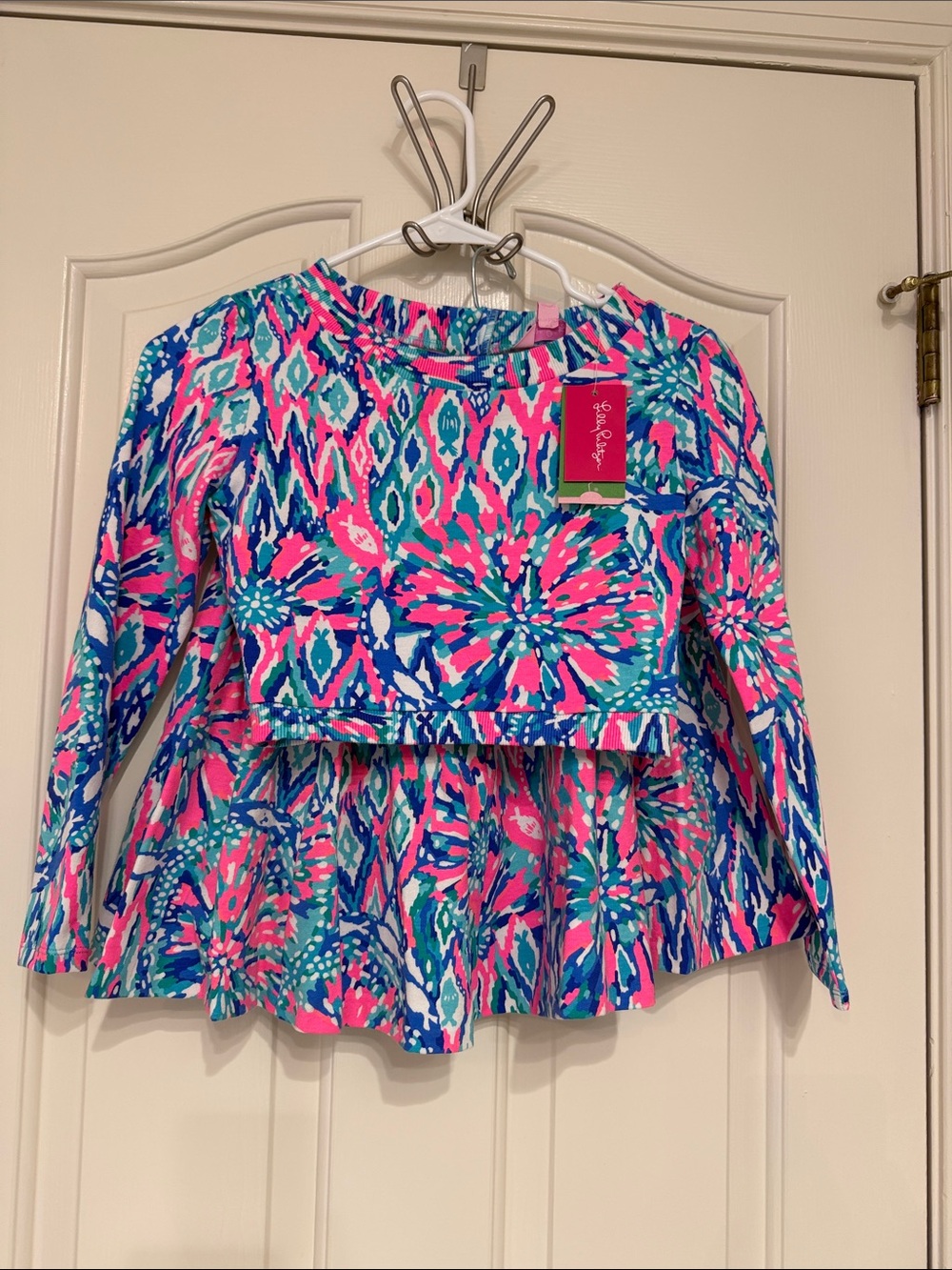 NWT Lilly Pulitzer Women's Cropped Top and Skirt Set